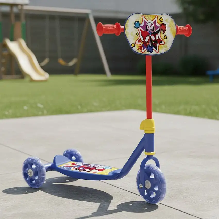 Spiderman® Trehjulig Sparkcykel Blå/Röd