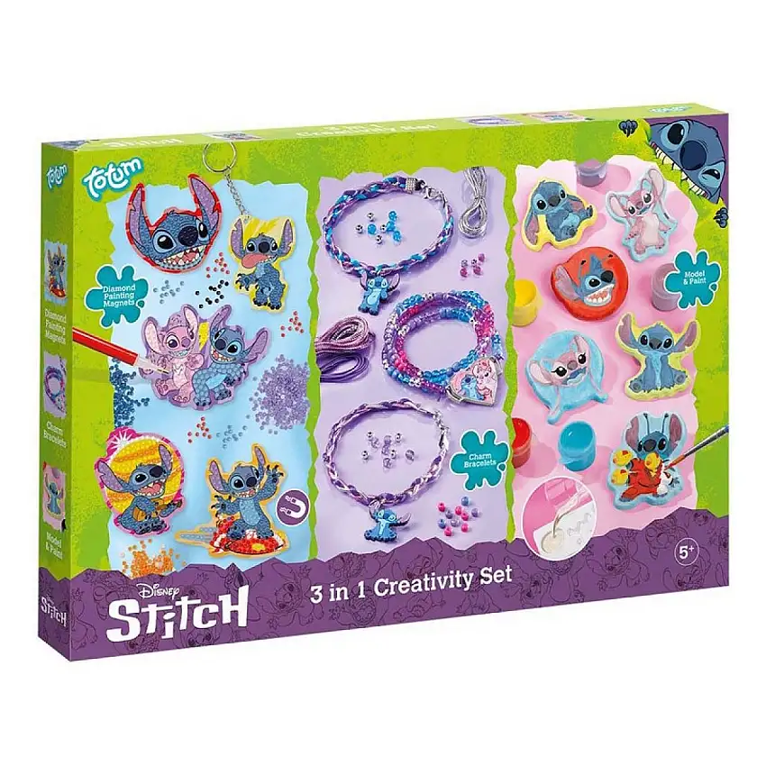 Stitch® 3-i-1 DIY Smyckesset