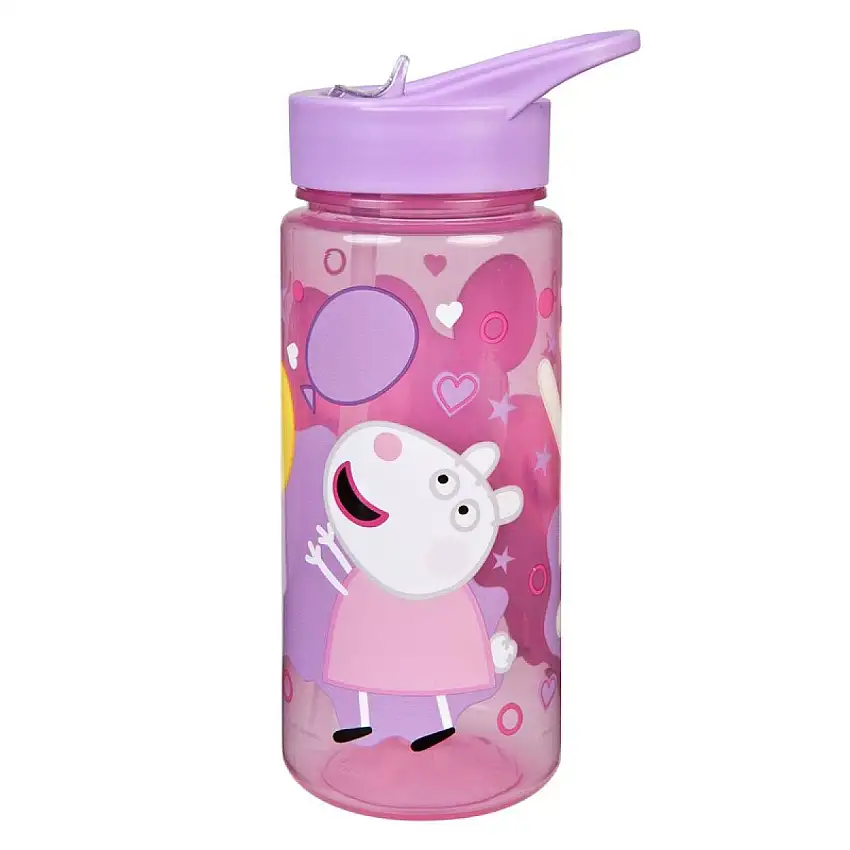 Greta Gris® Ballonger Vattenflaska Ljusrosa