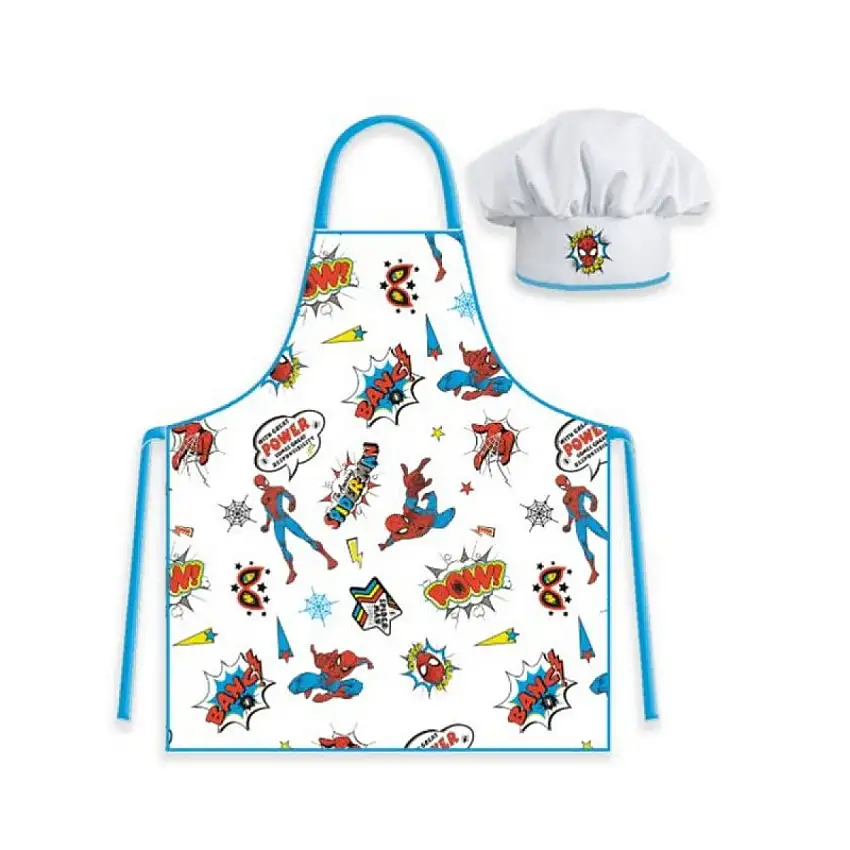 Spiderman® Barnförkläde & Kockmössa