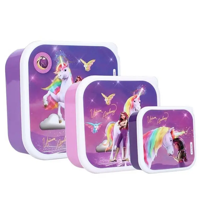 Unicorn Academy® Matlådor 3-i-1 Set