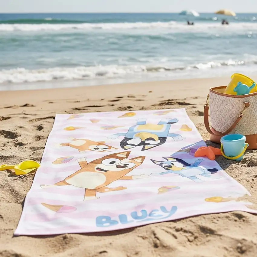 Bluey® Glasstrut Strandhandduk