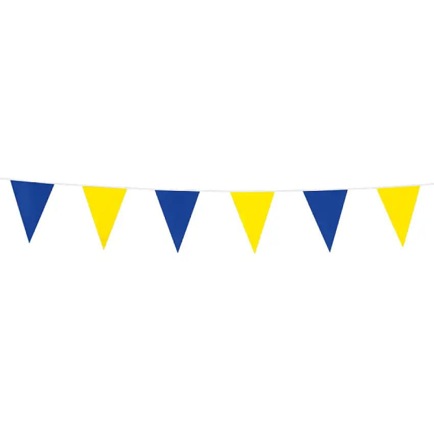 Vimpelgirlang Blå/Gul