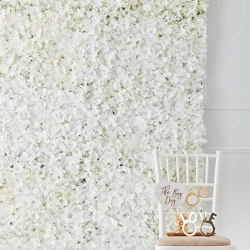 Vita Blommor Gardin