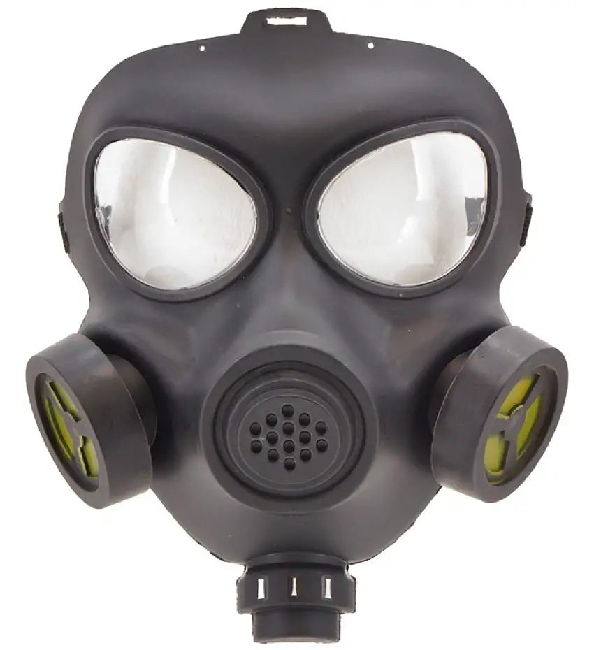 Militär Gasmask Svart