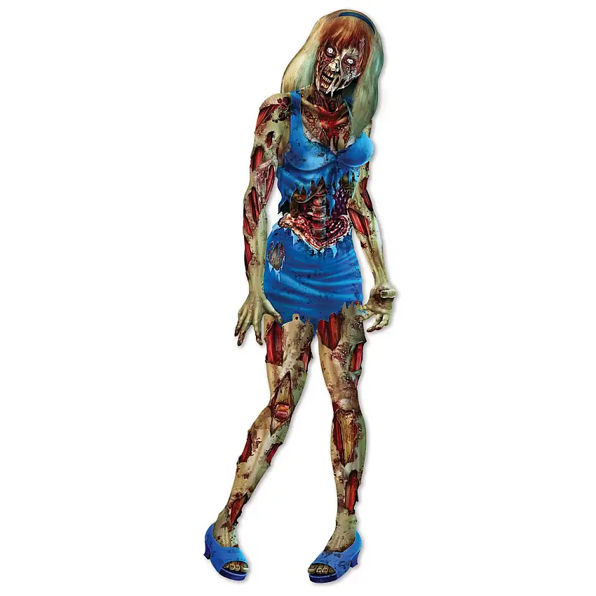 Zombie Tjej Cutout