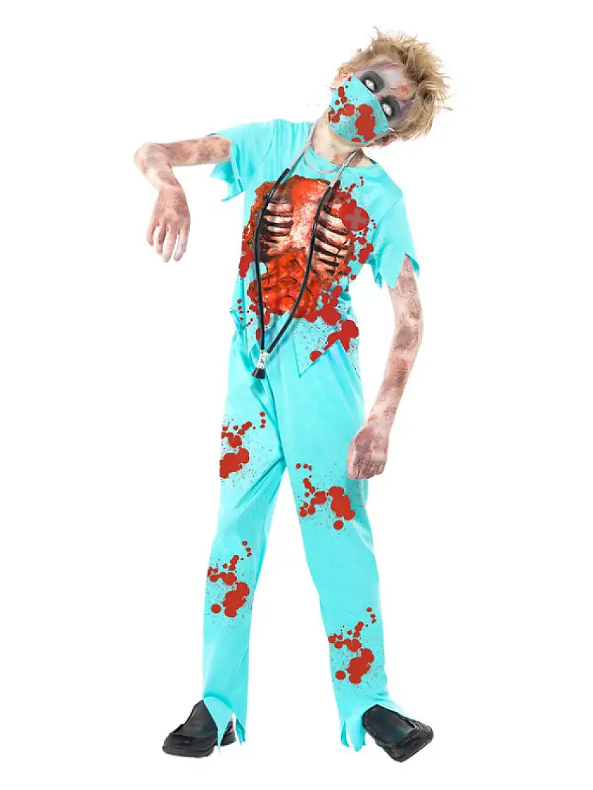 Zombiekirurg Barndräkt