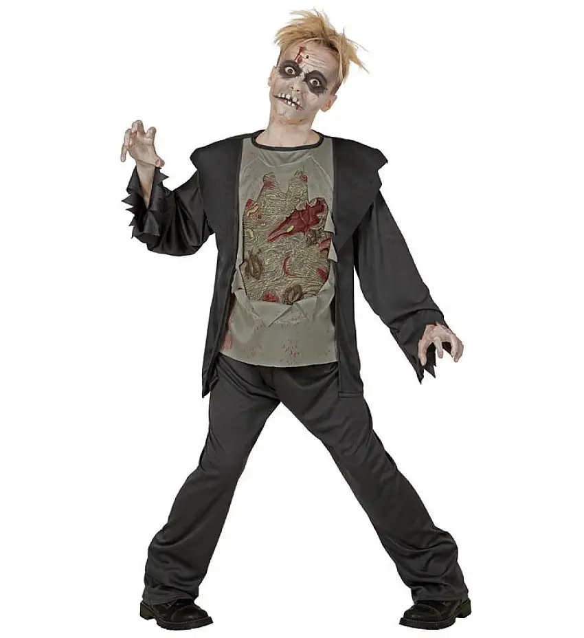 Zombiepojke Barndräkt